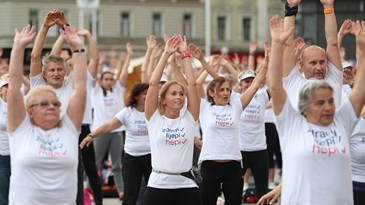 Stotine vježbača svih generacija vježbalo uz „Aktivnu Hrvatsku“ 