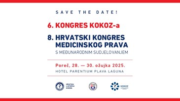 Save the Date: Kongresi KoKoZ-a i medicinskog prava u Poreču