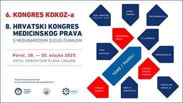 Otvorene prijave za kongrese KoKoZ-a i medicinskog prava u Poreču