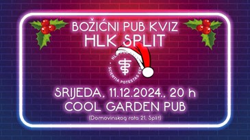 Božićni pub kviz HLK-a u Splitu